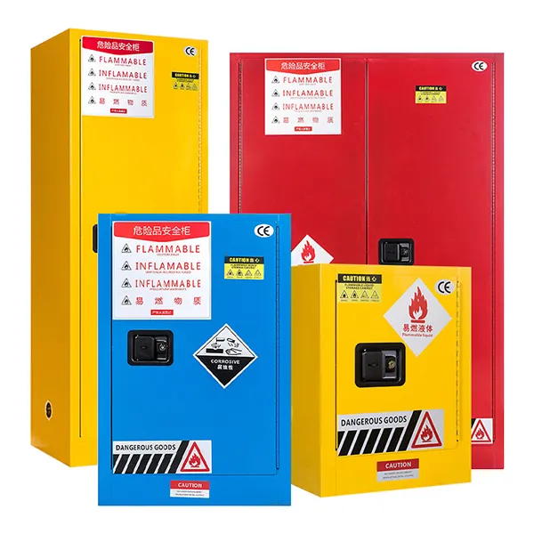 MatMeas 45 Gal Fireproof Safety Cabinet – Flammable Chemical Storage System