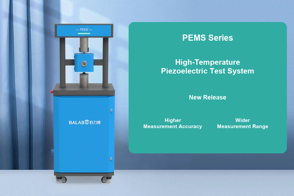 High-temperature piezoelectric ceramic measurement setup