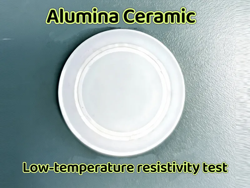 Test di resistività a bassa temperatura delle ceramiche di allumina di MatMeas