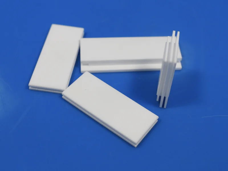 Sintered electronic ceramic substrate tiles prepared for broadband dielectric spectrum testing